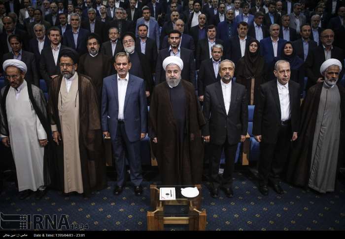 حضور مدیر عامل شرکت پژوهش وفناوری پتروشیمی در ضیافت افطار رِِئیس جمهور+عکس